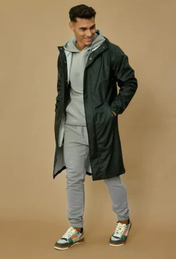 Veste imperméable longue