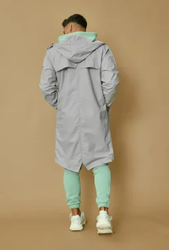 Veste imperméable longue