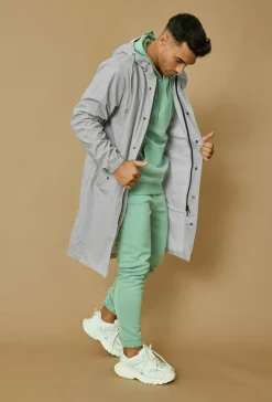 Veste imperméable longue