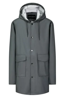 Veste imperméable milongue à capuche
