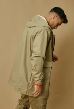 Veste imperméable milongue à capuche