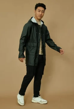 Veste imperméable milongue à capuche