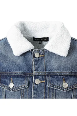 Veste jean enfant