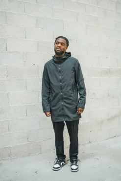 Veste mi-longue