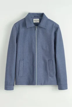 Veste mi-saison zippé col chemise
