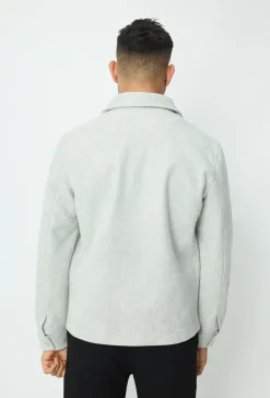 Veste mi-saison zippé col chemise