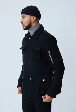 Veste officier à poches multiples