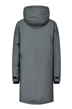 Veste parka milongue à capuche