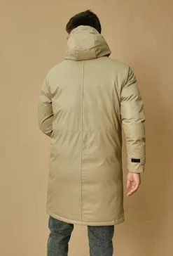 Veste parka milongue à capuche