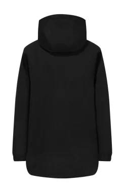 Veste parka milongue à capuche moumoutée