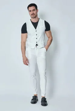 Veste sans manche col en v