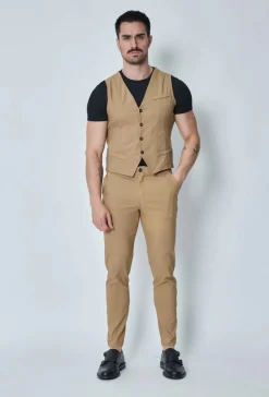 Veste sans manche col en v