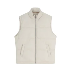 Veste sans manche en similli matelassé