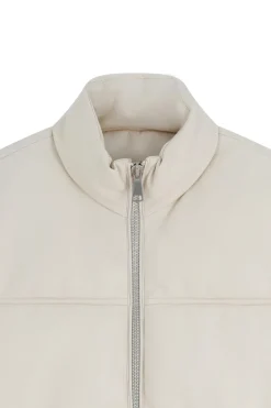 Veste sans manche en similli matelassé