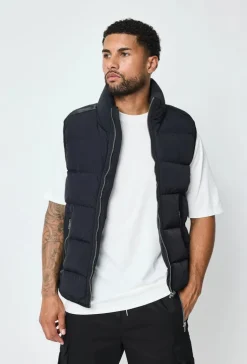 Veste sans manches matelassé