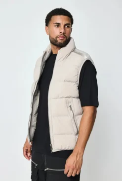Veste sans manches matelassé