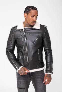 Veste simili cuir