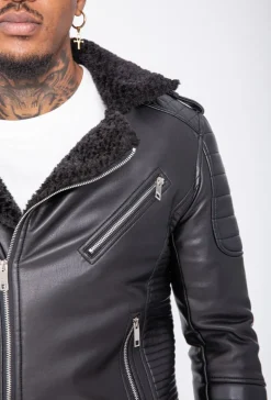 Veste simili cuir