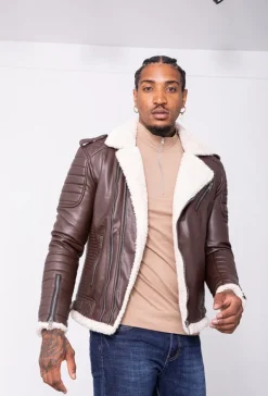 Veste simili cuir