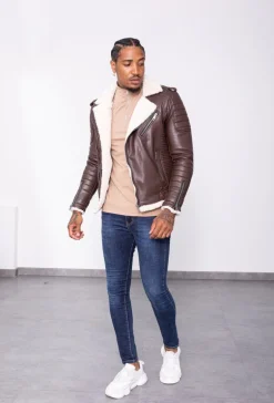 Veste simili cuir