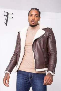 Veste simili cuir