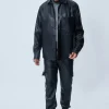 Veste similicuir à empiècement