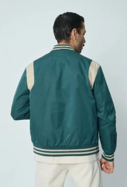 Veste style bombers bi couleur