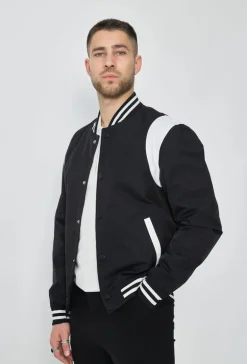Veste style bombers bi couleur