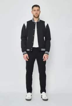 Veste style bombers bi couleur