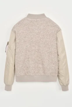 Veste style teddy