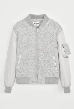 Veste style teddy