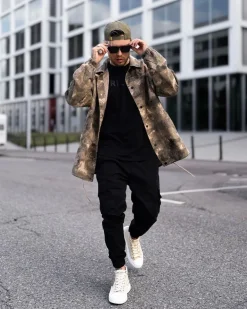 Veste surchemise toile
