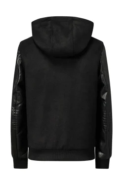 Veste teddy à capuche