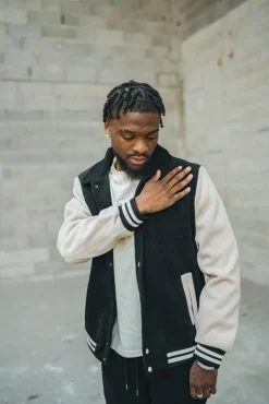 Veste teddy avec col à revers