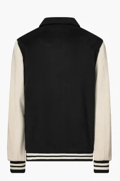 Veste teddy avec col à revers