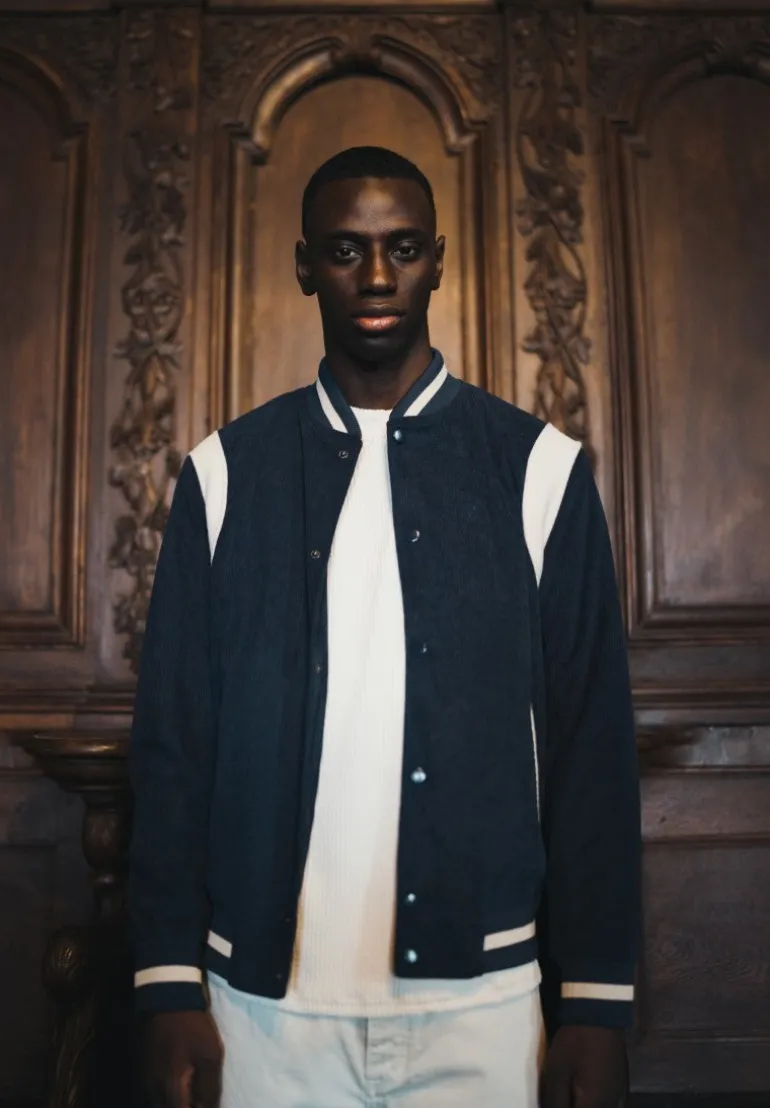 Veste teddy cotelé