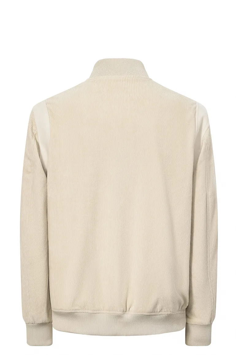 Veste teddy cotelé