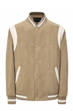 Veste teddy cotelé