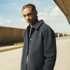Veste teddy maille à col chemise