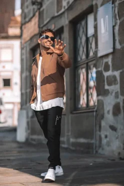 Veste teddy maille à col chemise
