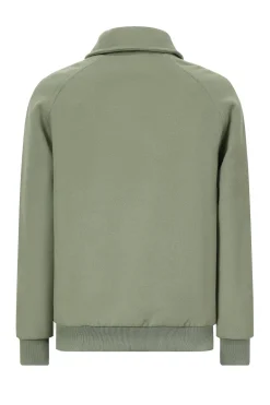 Veste teddy maille à col chemise