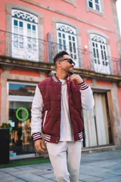 Veste teddy matelassée