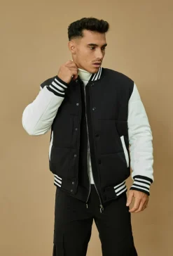 Veste teddy matelassée