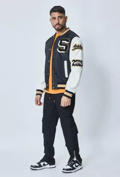 Veste teddy universitaire