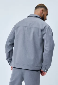 Veste toile à poche