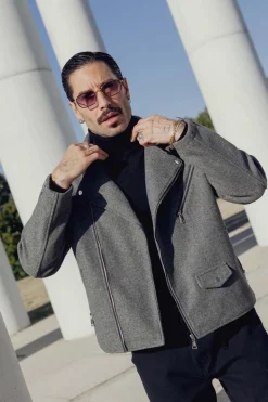 Veste type bombardier