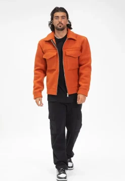 Veste uni col revers