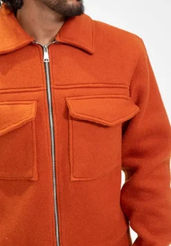 Veste uni col revers