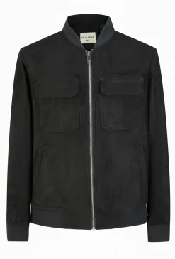 Veste uni simili daim