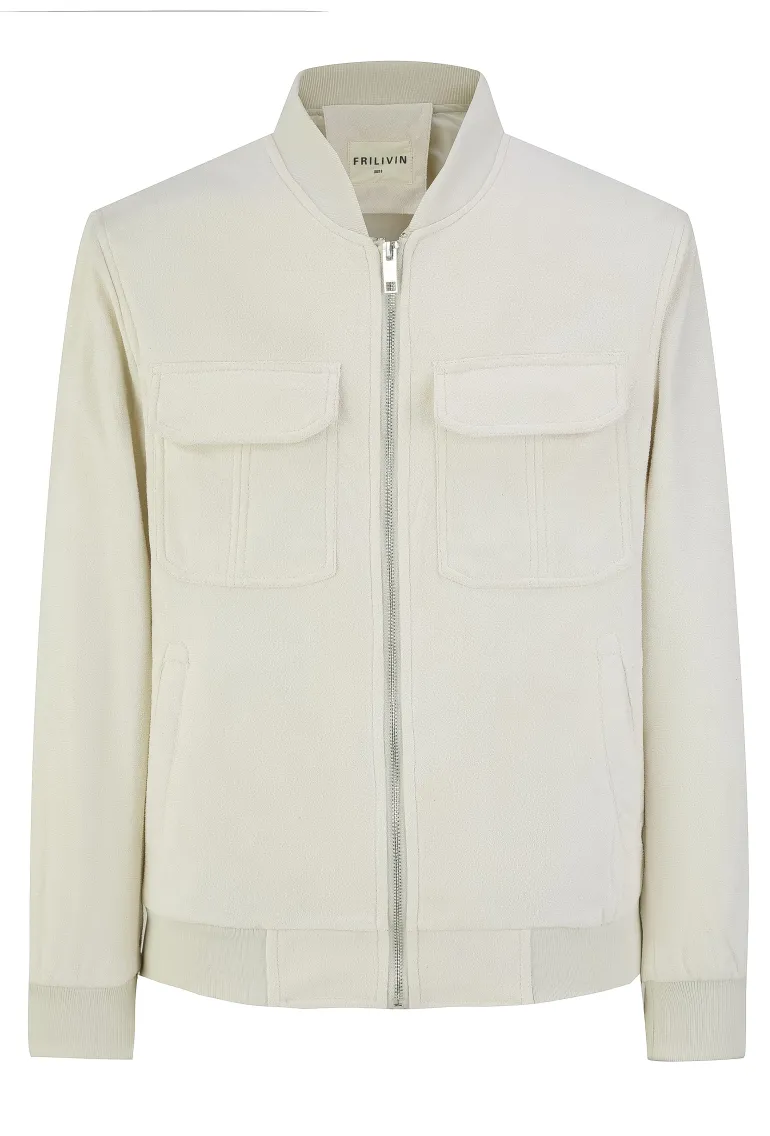 Veste uni simili daim